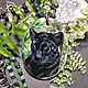Pendant with lacquer miniature Panther painting on stone. Pendant. Olesy Losygina. My Livemaster. Фото №4