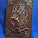Leather notebook "DUEL/SCORPIO" with name, Notebooks, Krivoy Rog,  Фото №1