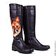 Womens boots 'Fox'. High Boots. Pelle Volare. My Livemaster. Фото №4