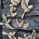 Gold ceramic birds on the wall. Interior elements. Ceramist_mamontov. My Livemaster. Фото №4