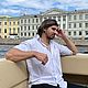 Мужское кольцо на три пальца (белое золото). Кольца. Dolce Vita Ювелирная студия. Интернет-магазин Ярмарка Мастеров.  Фото №2