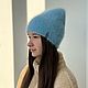 Шапка Бини. Шапки. Knit hats. Интернет-магазин Ярмарка Мастеров.  Фото №2