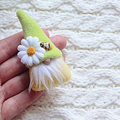 Украшения handmade. Livemaster - original item Pin Brooch: Gnome. Handmade.