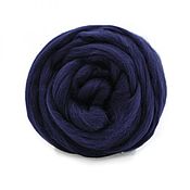Материалы для творчества handmade. Livemaster - original item New! Fine merino wool. Dark blue. 50 gr. TKF.. Handmade.