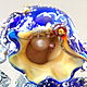 Shell Charming blue. Pendants. Lyudmila DemidoVa jewelry from glas. Online shopping on My Livemaster.  Фото №2