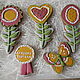 Set of gingerbread: Cakes for the teacher, Gingerbread Cookies Set, Dubna,  Фото №1