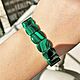 Green bracelet made of natural malachite (Congo). Bead bracelet. kvk1. Online shopping on My Livemaster.  Фото №2
