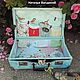 Order Suitcase 'On the way to turquoise child'. suitcases & fairy tales. Livemaster. . Suitcase Фото №3