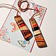 Wood pendants rainbow, pendant with wood. Pendants. Wooden combs inlay Hanto&Dokimo. Online shopping on My Livemaster.  Фото №2