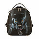 Leather backpack 'Panther', Backpacks, St. Petersburg,  Фото №1