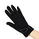 Winter gloves made of natural black velour. Labbra, Vintage gloves, Nelidovo,  Фото №1