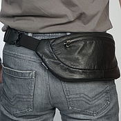Сумки и аксессуары handmade. Livemaster - original item Leather Hip Bum Waist Belt Bag. Handmade.