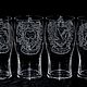 Harry Potter. A set of glasses. Wine Glasses. ArtGraving. My Livemaster. Фото №5