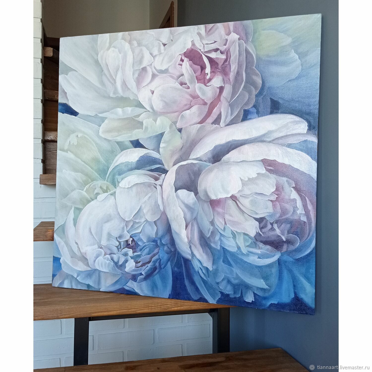 Картины: Фантазийные пионы купить в интернет-магазине Ярмарка Мастеров ...
