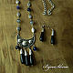 Necklace and earrings with agate 'Tears of the mountains', Jewelry Sets, Irkutsk,  Фото №1