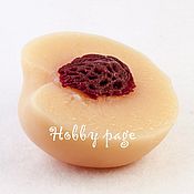 Материалы для творчества handmade. Livemaster - original item Silicone molds for soap Half peach. Handmade.