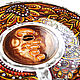 'Coffee with orange' - plate on the wall decor in the kitchen. Decorative plates. Art by Tanya Shest. My Livemaster. Фото №5
