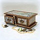 Chest of drawers jewelry box 'Fashion vintage'. Mini Dressers. decoupage history. My Livemaster. Фото №4