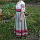 Skirt with traditional ornaments, cotton linen. Skirts. MARUSYA-KUZBASS (Marusya-Kuzbass). Online shopping on My Livemaster.  Фото №2