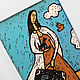 The painting 'Girl with a suitcase'. Pictures. Crowhouse. Online shopping on My Livemaster.  Фото №2
