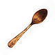 Wooden tea spoon made of Siberian Cedar. L26, Spoons, Novokuznetsk,  Фото №1