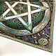 Tablecloth for divination 50h50 ' Pentagram', Ritual tablecloth, Noginsk,  Фото №1