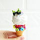 Blueberry ice cream. Dummy. Stuffed Toys. florist_lyudmila. Online shopping on My Livemaster.  Фото №2