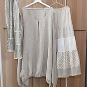 No. 192 Linen skirt boho