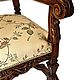 Винтаж: Старинное резное кресло-трон. Мебель винтажная. Art de servir. Интернет-магазин Ярмарка Мастеров.  Фото №2