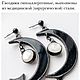 Серьги Красные Фазы Луны. Серьги классические. Glass Decor. Ярмарка Мастеров.  Фото №5