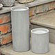 A set of concrete candlesticks Cylinder LOFT LOFT. Candlesticks. Decor concrete Azov Garden. My Livemaster. Фото №5