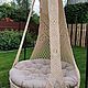 Подвесной шатер /кресло гамак/ кресло качели /садовое кресло/. Гамаки. Macrame-ot-mari-. Ярмарка Мастеров.  Фото №6
