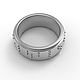 Ring for blind and visually impaired people, Braille. Rings. asgdesign. My Livemaster. Фото №6