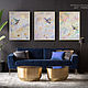 Triptych 'Flight' 60/40cm x 3. Pictures. paintingjoy (paintingjoy). Online shopping on My Livemaster.  Фото №2
