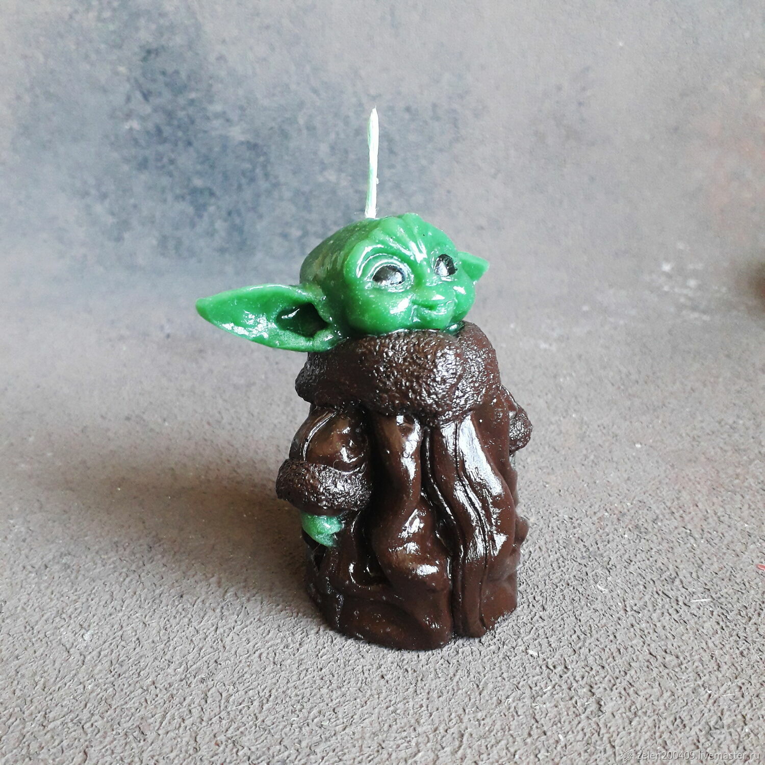 Baby Yoda Candle, Grog, Star Warriors купить на Ярмарке Мастеров