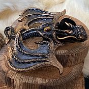 Украшения handmade. Livemaster - original item Tiger Dragon brooch with natural stones ( Tiger eye). Handmade.