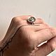 Кольцо 17,5 р-р с пренитом, серебро. Кольца. Miy-gems. Ярмарка Мастеров.  Фото №8