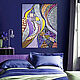 Purple lilac silver interior painting abstraction. Pictures. House of the Sun (irina-bast). My Livemaster. Фото №6