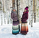 Длинная теплая стеганная юбка из американского хлопка, Юбки, Новосибирск,  Фото №1