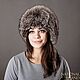 A hat made of Fox fur, Caps, Moscow,  Фото №1