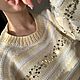 Солнечный свитер с пайетками. Джемперы. Knitbyrimma. Интернет-магазин Ярмарка Мастеров.  Фото №2