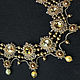 Order Necklace with pearls crystals Openwork gold. ArtelL. Livemaster. . Necklace Фото №3