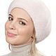  Women's fur beret from mink, Berets, Moscow,  Фото №1