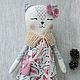 Кошка Milana. Игрушка с одеждой, Мягкие игрушки, Кострома,  Фото №1