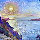  Oil painting Landscape 'Over the sea', Pictures, Moscow,  Фото №1