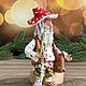 Заказать Игрушка из ваты Дед Мухоморыч. Ватные игрушки Татьяны Низовцевой. Ярмарка Мастеров. . Елочные игрушки Фото №3