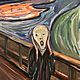 Order Acrylic miniature painting based on Edvard Munch's ' Scream». letymary (letymary). Livemaster. . Pictures Фото №3