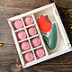 Conjunto De regalo exfoliante de azúcar y tulipán bomba, Gift Boxes, Moscow,  Фото №1