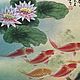 Order Painting '9 carp' (Chinese painting). anastasiya-5ix. Livemaster. . Painting feng shui Фото №3