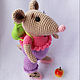 Mouse Sonia. Stuffed Toys. Favorite toys from Kafetina. My Livemaster. Фото №4
